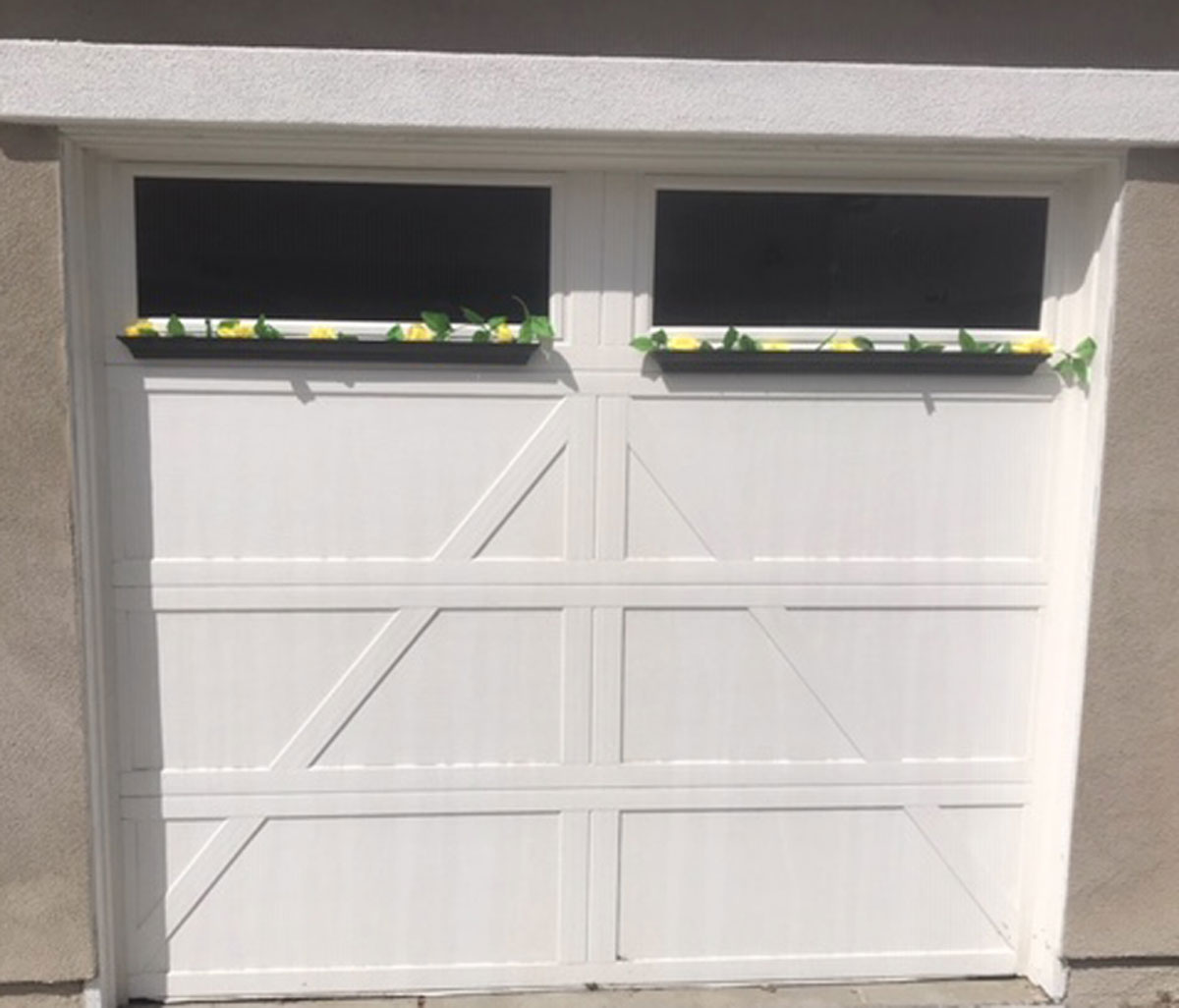 Unique Garage Products - Planter Box Door Décor - Yellow